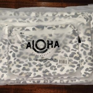 Aloha Collection Day Tripper Tote Bag Small Pouch Mid Pouch Snow Leopard